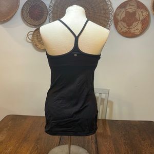 Lululemon Power Y Tank Top Women’s Black Racer Back size 8